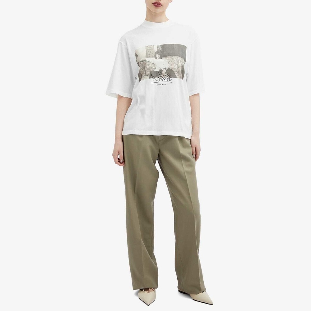 ANINE BING Mick Jagger Tee in White NWT. - Picture 4 of 4
